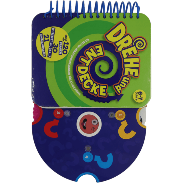 Drehe und Entdecke quiz flip-book